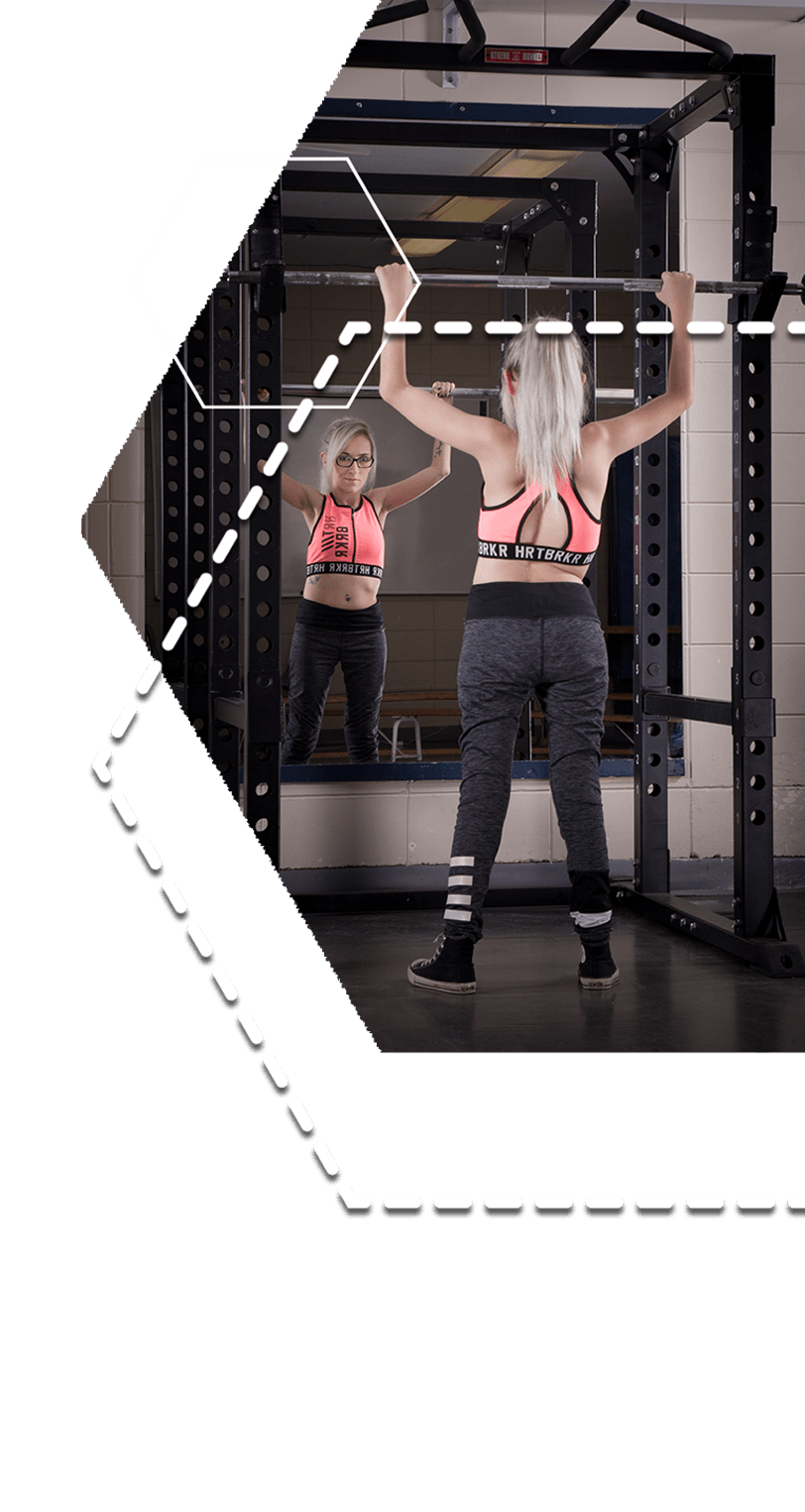 Photo de Véronique Perron en conditionnement physique debout